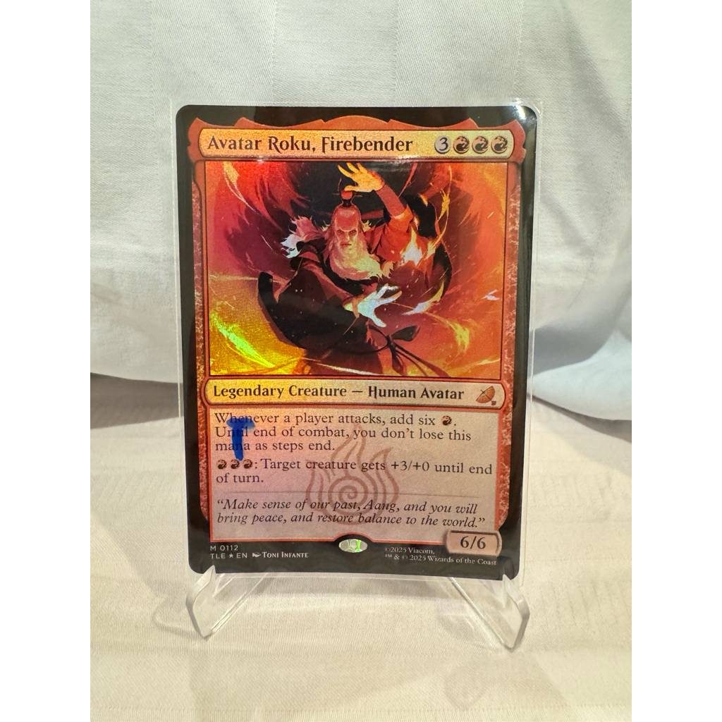 MTG Avatar: The Last Airbender Eternal-Legal Foil: Avatar Roku, Firebender