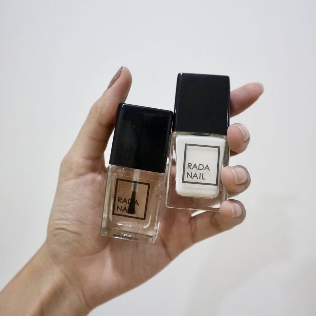 {Top,Base} Rada Nail ยาทาเล็บ เนื้อสีเงาดั่งเจล (ไม่ต้องอบ) แห้งไว ขนาด 11 ML