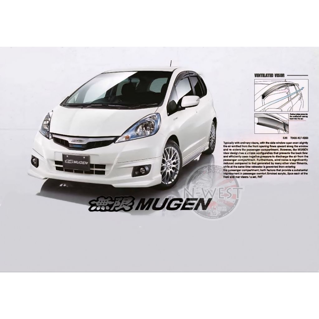 กันสาด MUGEN FIT GE🇯🇵 แท้