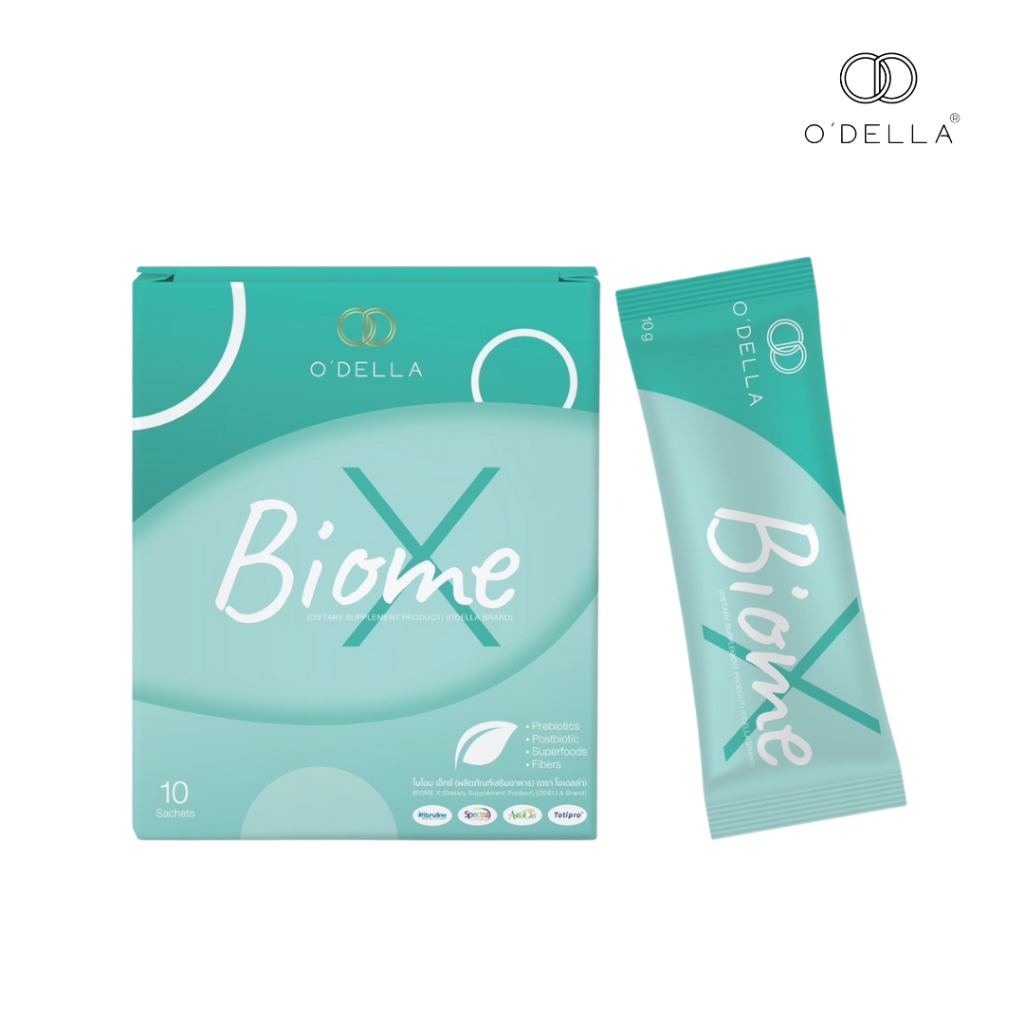 O'DELLA BIOME X (ไบโอม เอ็กซ์) 1 กล่อง บรรจุ 10 ซอง