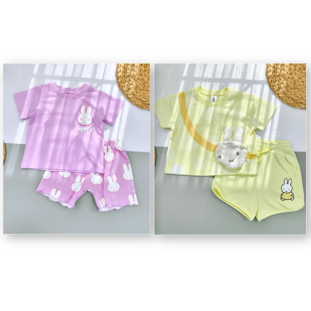 amilybabyshop : 🌈ชุดเซต เสื้อ+กางเกง🧸Miffy🧸หัวมิฟฟี่ เปิดปิดได้ มีซิป❤️สินค้าพร้อมส่ง🚛