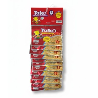 หมึกหยองทาโกะครบรส 🐙 1 แผง 12 ซอง อร่อยเด็ดจากทะเล