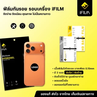 iFILM ฟิล์มกันรอย รอบเครื่อง For iPhone 17 pro max air iphone17 16 15 14 ฟิล์มรอบเครื่อง ฟิล์มหลัง ไอโฟน ใส ด้าน Matte