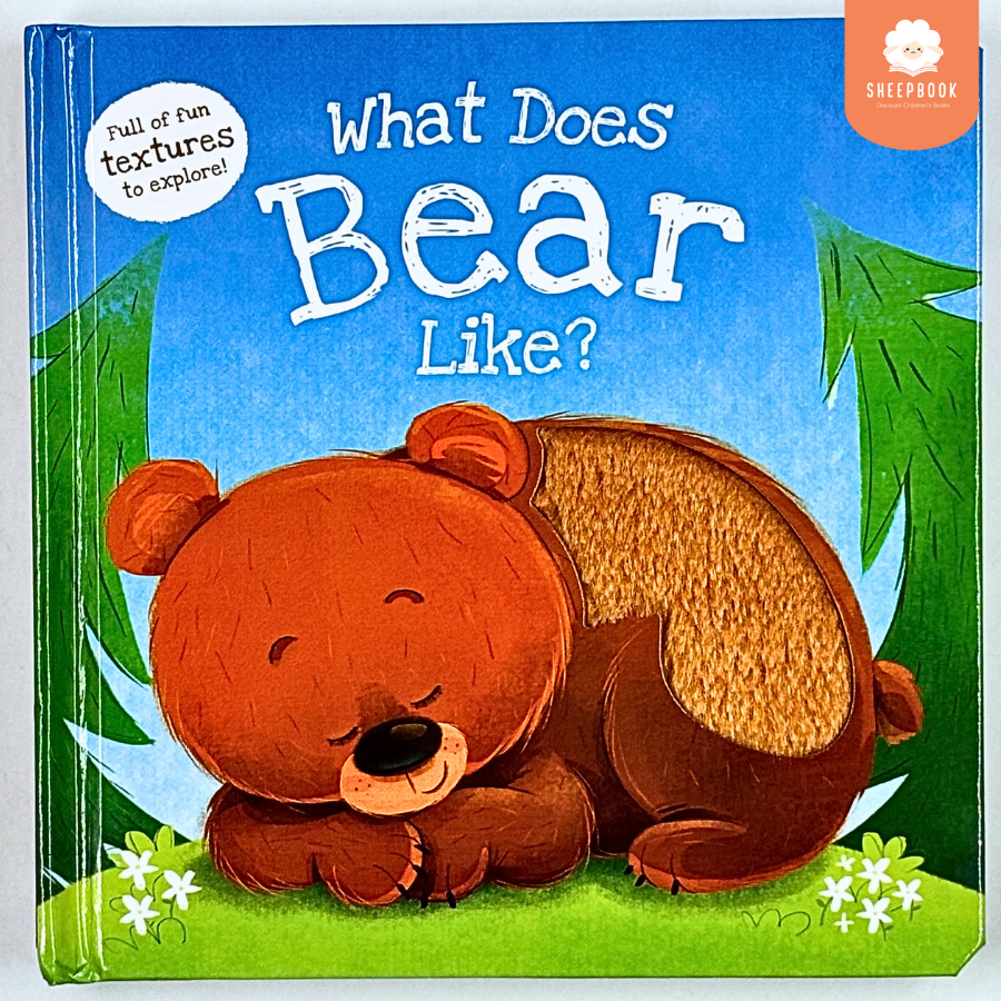 บอร์ดบุ๊คผิวสัมผัส What Does Bear Like? กระดาษแข็งทุกหน้า A1F4