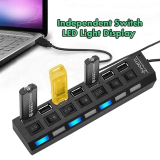 USB HUB 3.0/2.0 Hub 4 Port/7Port ตัวเพิ่มช่อง สายยาว 50cm ต่อเมาส์/คีบอร์ด/card reader