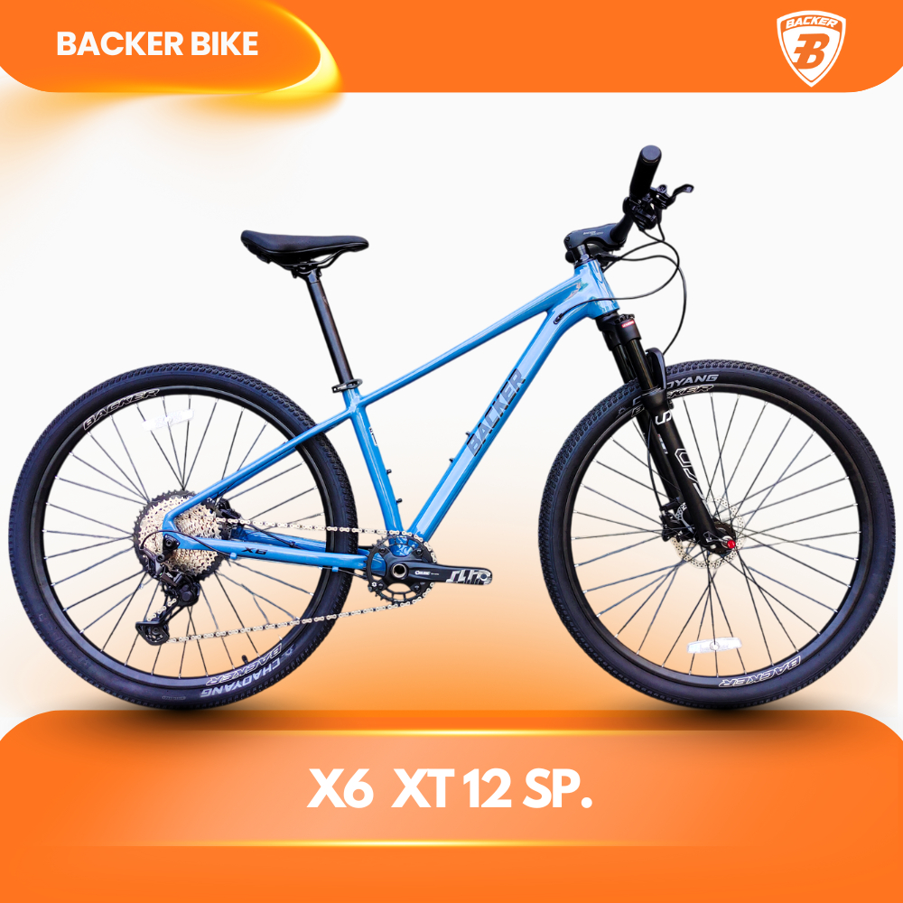 จักรยานเสือภูเขา วงล้อ 29 นิ้ว Backer รุ่น X6 ชุดขับ Shimano XT 12sp. 2025