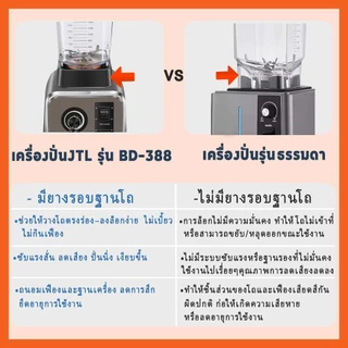 JTL เครื่องปั่นน้ำผลไม้ สมูทตี้ มอเตอร์รอบสูงพิเศษ BD-388