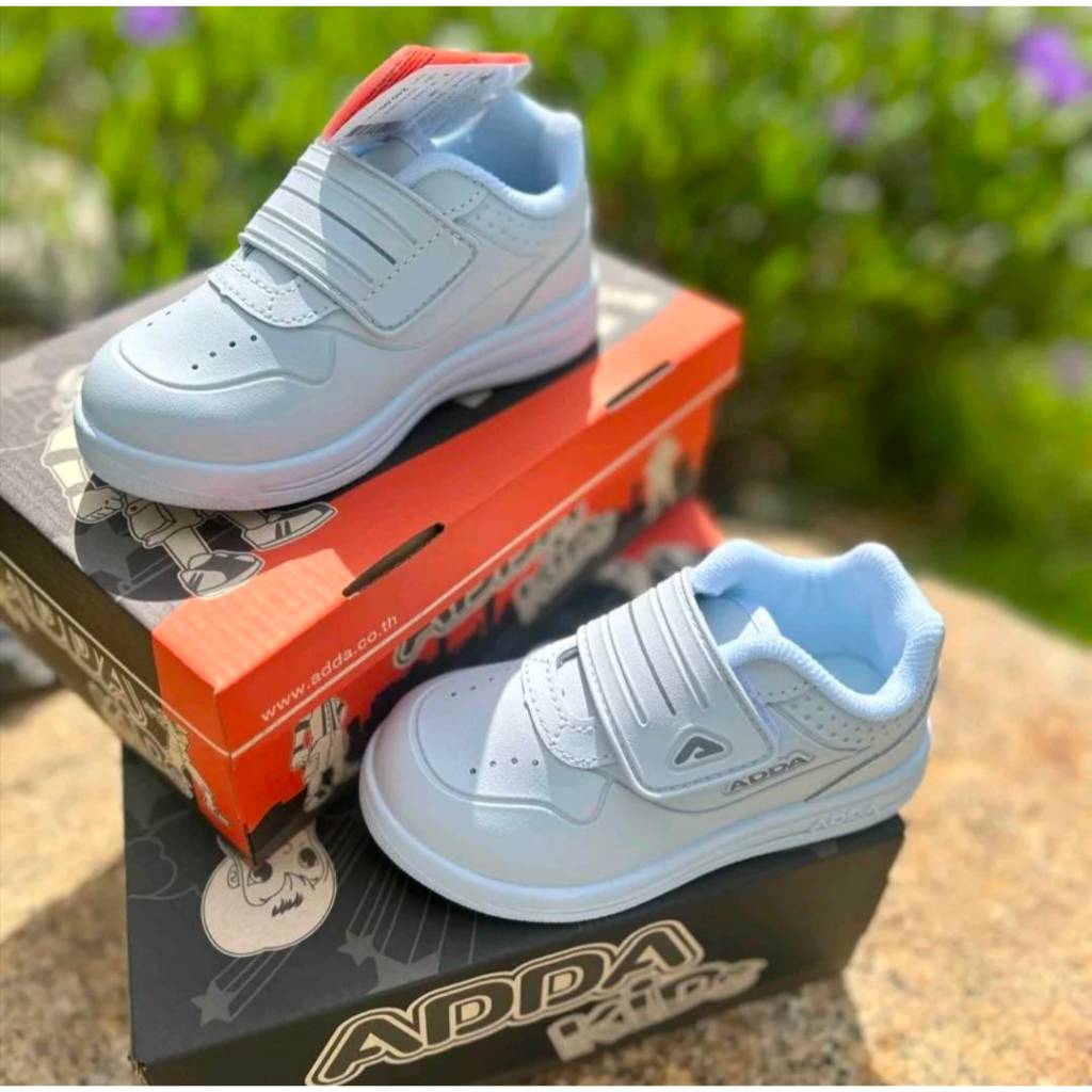 NFshoes  รองเท้านักเรียน ADDA  Limited รุ่น 41G5A ใส่ง่าย เบาสบาย ตีนตุ๊กแกแบบแปะ ใช้ได้ทั้งเด็กชายและเด็กหญิง W/H รูปที่ 6