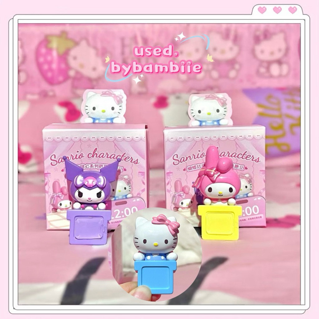 พร้อมส่ง hippers ตัวเกาะโทรศัพท์ sanrio คอลใหม่ ลิขสิทธิ์แท้100% แบบเลือกตัวได้ มีคิตตี้ มายเม คุโร น่ารักมากๆ