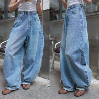 (พร้อมส่ง) Barrel Denim กางเกงยีนส์ทรงบาเรลรุ่น 61869 TAG FSY 🇰🇷