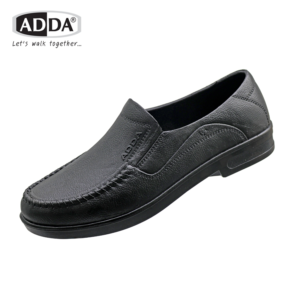 ADDAรองเท้าแตะรุ่น1AB01ลำลองแบบคัทชูร์ปิดส้นมีพื้นสวมใส่ทำงานได้เป็นรองเท้าทางการขอบเย็บพื้นยางPvcสี