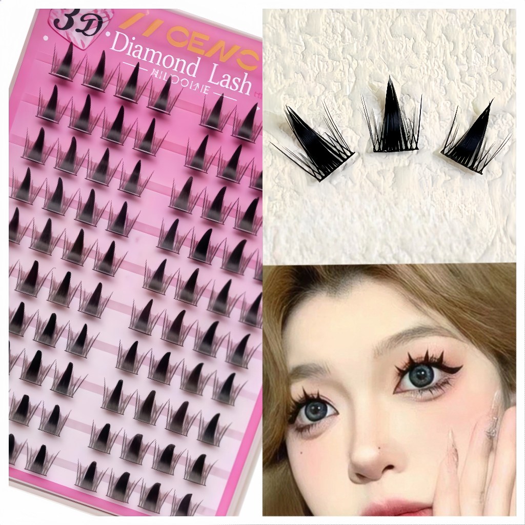 ขนตาปลอมแบบไม่มีกาวติดในตัว Little Devil ขนตาปลอมลายการ์ตูนบาร์บี้ดูสวยทุกครั้งที่ถ่ายภาพ โดยไม่ต้อง