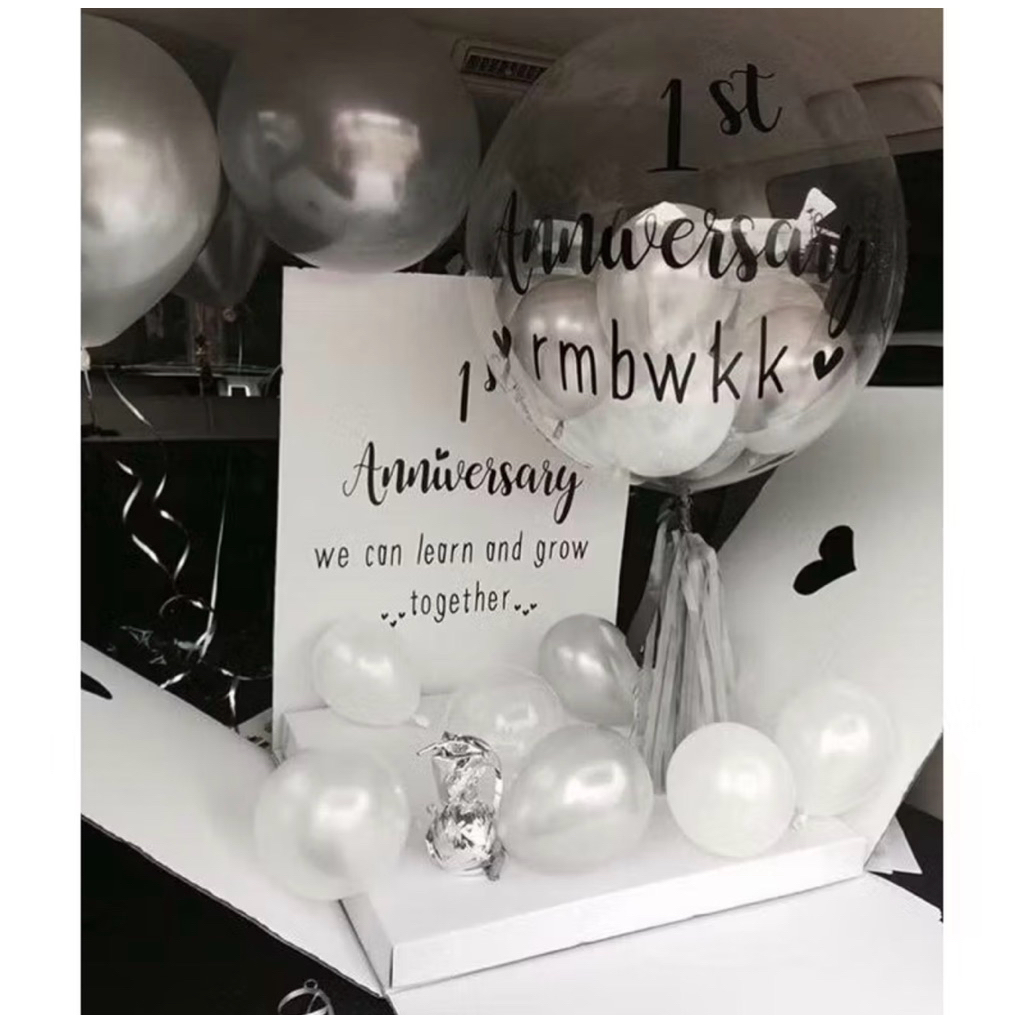 กล่องลูกโป่งเซอร์ไพรส์ Surprise Box Balloons (ขนาด 50×50×60cm