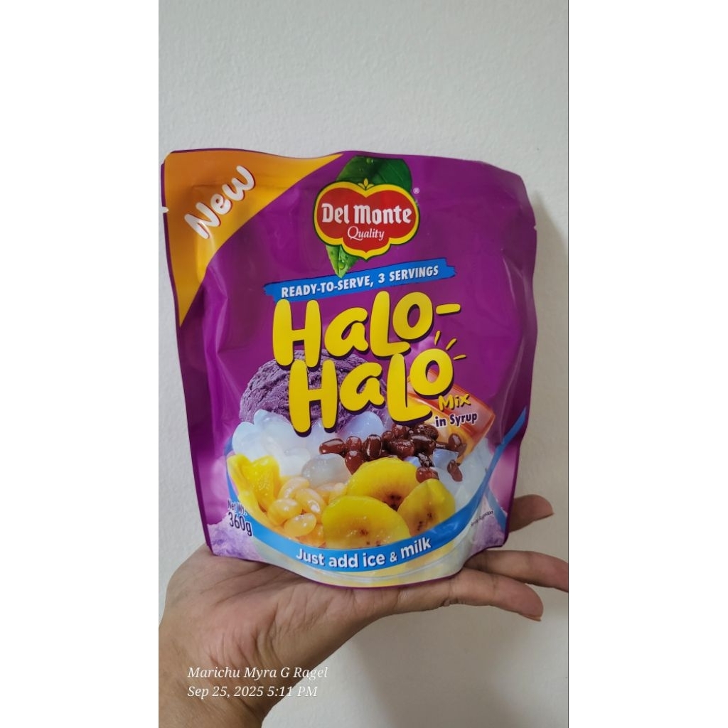 Del Monte Halo Halo Mix Ready to serve 360g