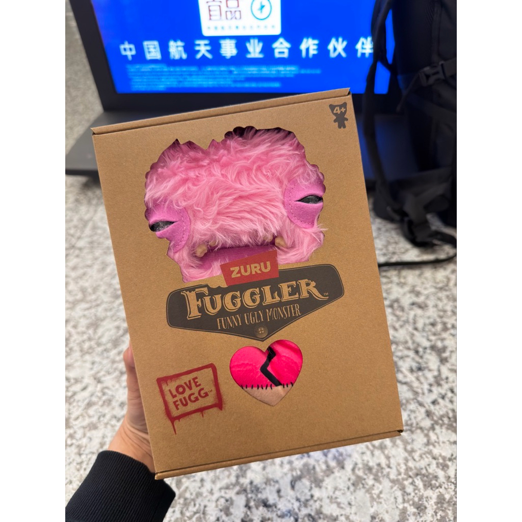 🔥พร้อมส่งจากไทย🔥Fuggler love fugg ชมพูหัวใจพร้อมกล่อง