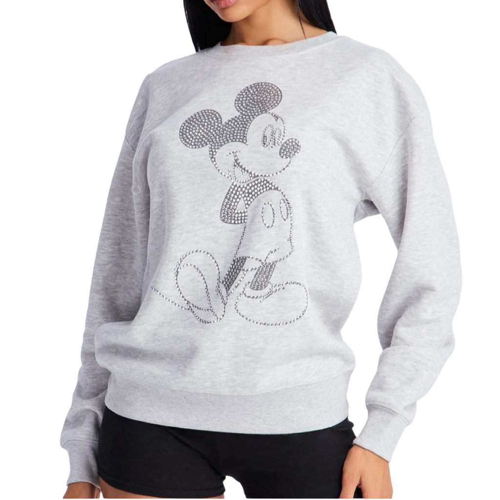 Mickey sweatshirt งานแท้ 🎐Blink blink เสื้อมิคกี้ สเวตเตอร์  MICKEY MOUSE ♣️Disney❣️ แท้💯% (TS708)