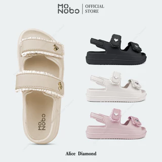 Monobo รุ่น Alice Diamond รองเท้าแตะสายคู่สวมง่าย ลุคน่ารักสายหวาน ตกแต่งโลโก้ทรงเพชร พื้นนุ่ม เดินสบาย ของแท้ 100%