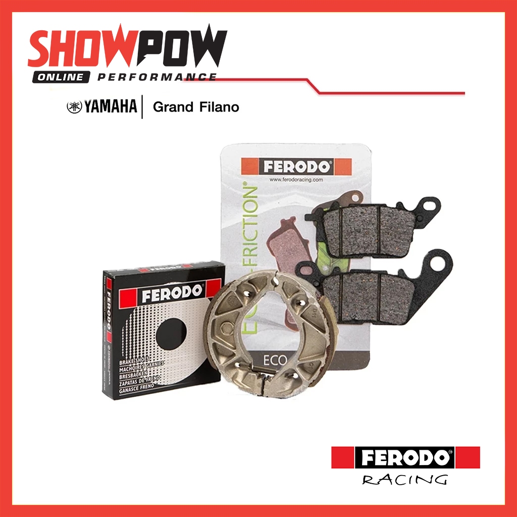 (พร้อมส่ง!) Ferodo Eco Friction (EF) ผ้าเบรกสเปคถนนสำหรับรถรุ่น Grand Filano