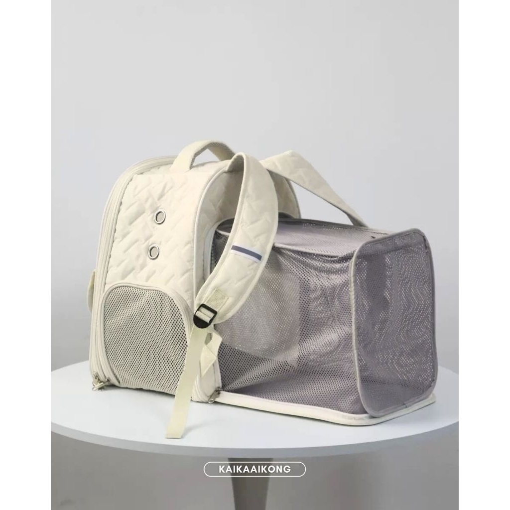 (แบรนด์Ameeklionแท้/ส่งด่วน⚡️) Oriko pet minimal backpack กระเป๋าเป้สัตว์เลี้ยง เป้สัตว์เลี้ยง กระเป๋าแมว รูปที่ 7