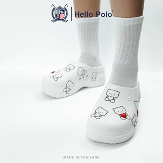 Hello Polo รองเท้าแตะผู้หญิง รองเท้าแมวน่ารัก อ่อนนุ่ม EVA พื้นหนา กันลื่นและทนทาน ลำลอง สะดวกสบายทุกฤดู รุ่น HP8009A