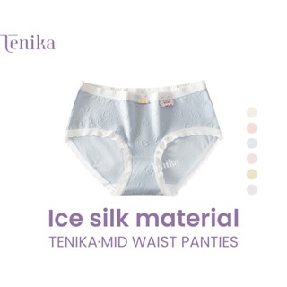 TENIKA Cotton Panties กางเกงในผู้หญิง เอวกลาง ไร้ขอบ ใส่สบาย…