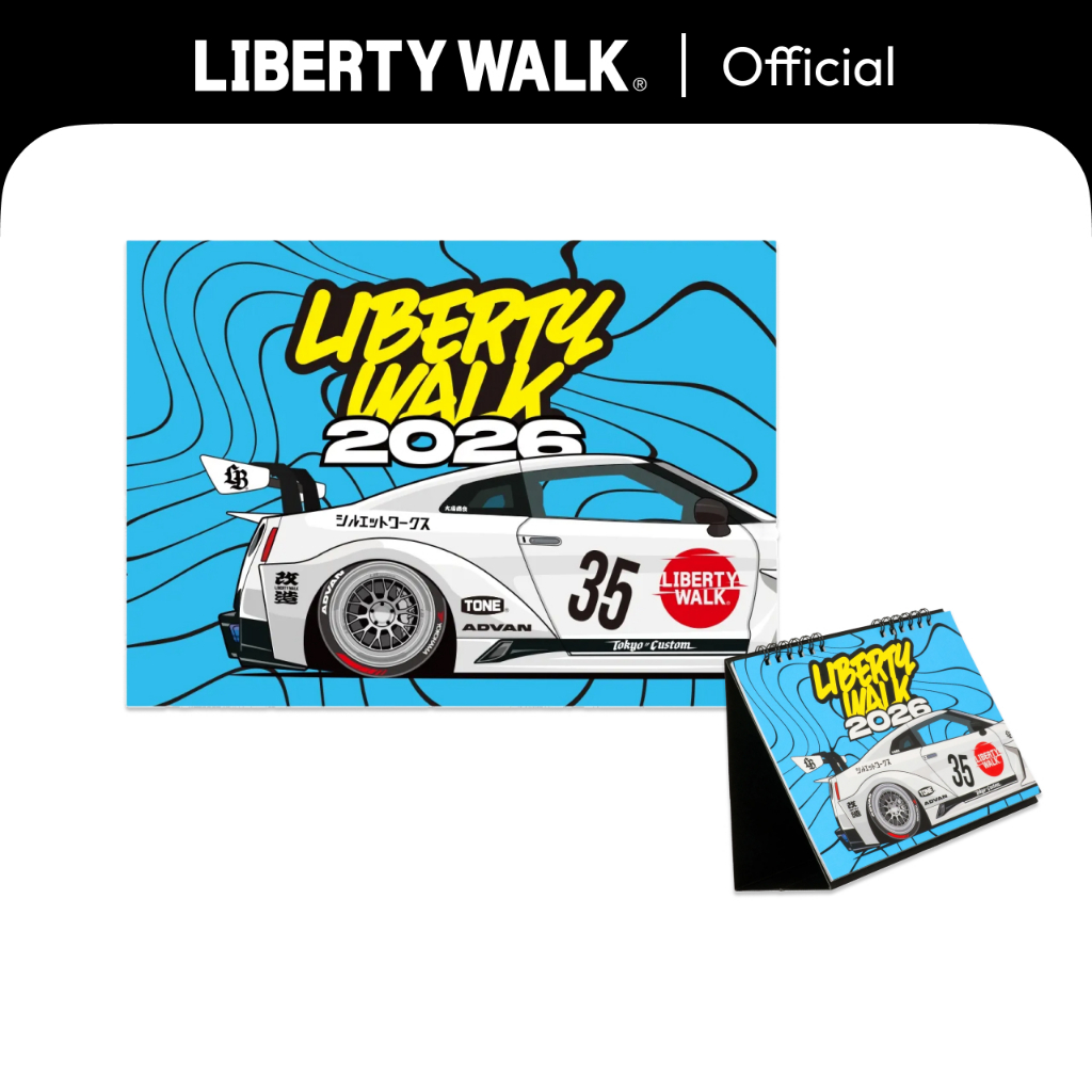 Liberty Walk 2026 LB Desk Calendar LBWK