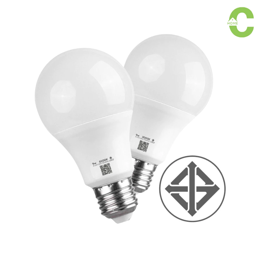 HOMEC หลอดไฟ LED หลอดไฟ ขั่ว E27 5w 7w 9w 12w 15w สำหรับโคมไฟประดับบ้าน โคมตั้งโต๊ะ หรือโคมทั่วไป