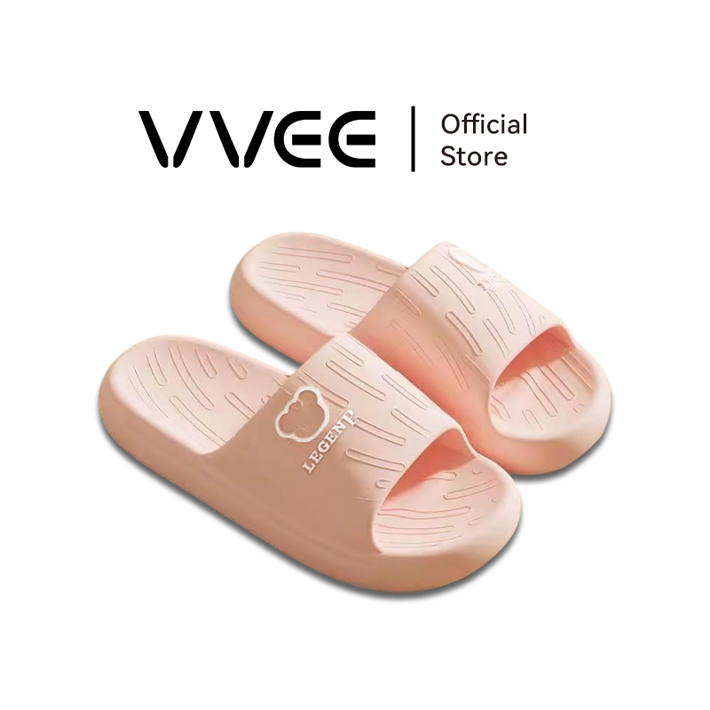 VVEE รองเท้า นุ่มเหมือนเดินบนมาร์ชเมลโลว์ รองเท้าสุขภาพ นุ่มและไม่ลื่น EVA มี ก้นหนา กันลื่น รองเท้าแตะ
