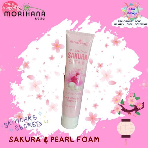 MORIHANA SAKURA & PEARL FACIAL FOAM 100g