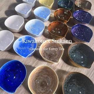 พร้อมส่ง❗️ Kiwakoto x Suikaen Chawan made in Japan🇯🇵