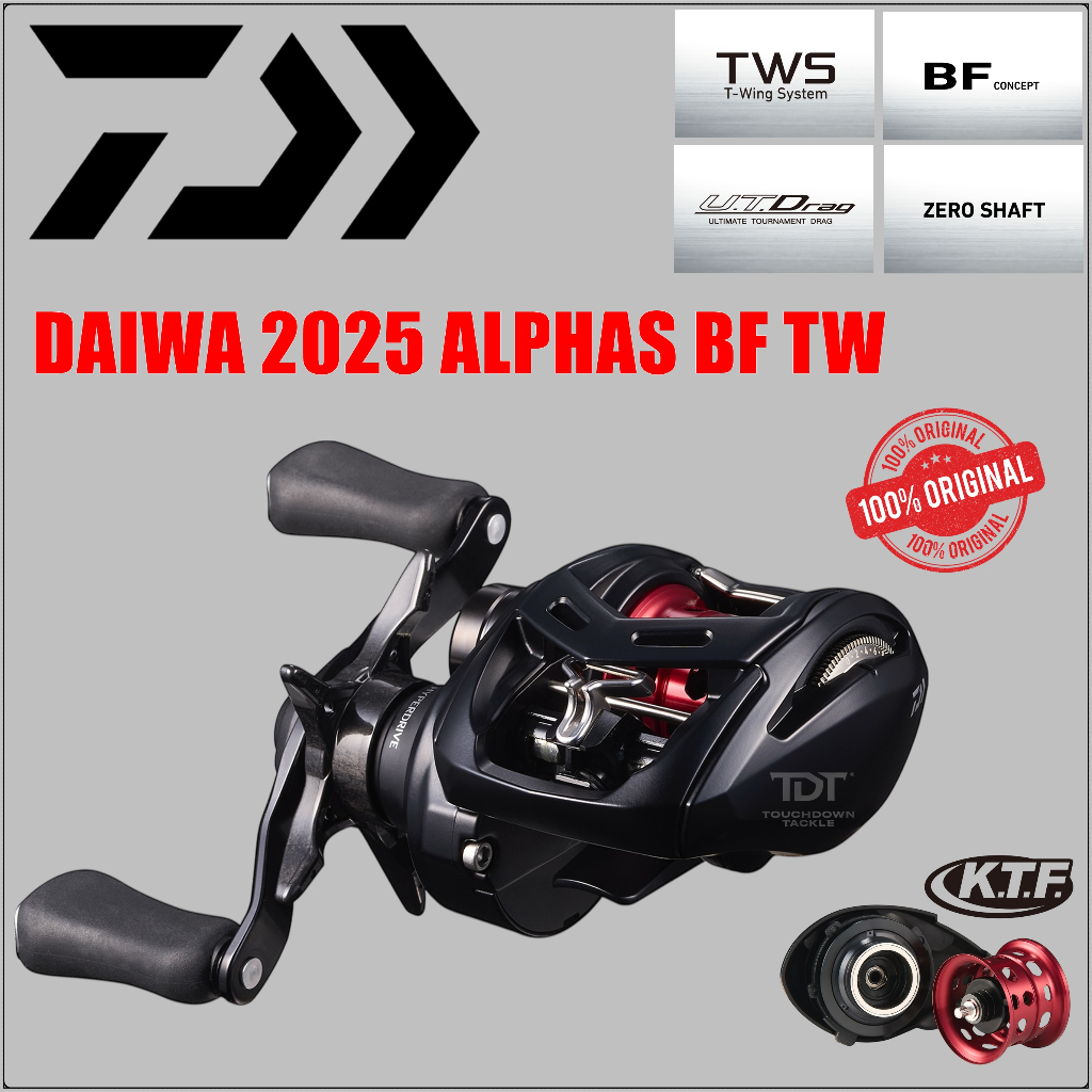 DAIWA 25 ALPHAS BF TW 6.3R 6.3L 8.5R 8.5L ครบๆ มาจ่ะ เบทเหยื่อเบา   *** ไม่มีประกัน นะครับ ***