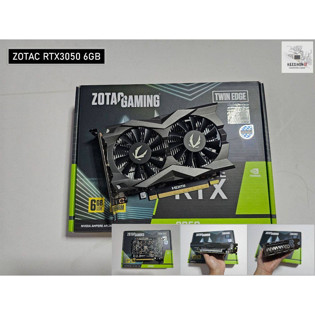 การ์ดจอ (VGA) RTX3050 6GB ,8GB (มือสอง)