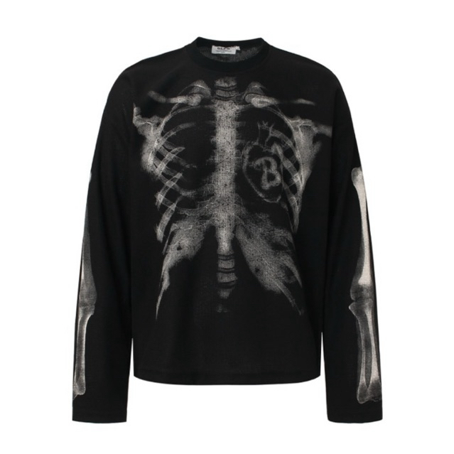[พร้อมส่ง] Spenzer.street |Lung Sweater🖤โอเวอร์ไซส์ เสื้อผ้าสตรีท เนื้อผ้าดี คุณภาพเยี่ยม ทันกระแส 2025 ขายดี