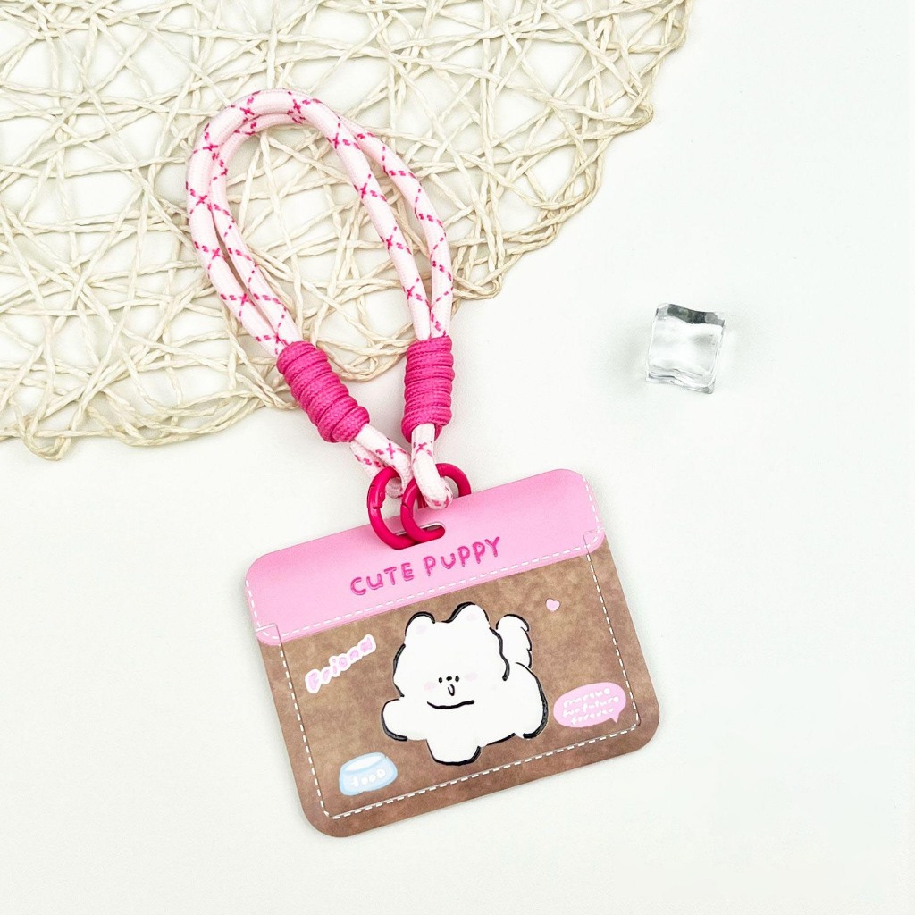 [พร้อมส่ง] Card Holder ที่ใส่บัตรลาย Puppy dog แนวนอน สำหรับคีย์การ์ด บัตรโดยสาร บัตรนักเรียน บัตรพนักงาน ฯลฯ Biangels - รูปที่ 3