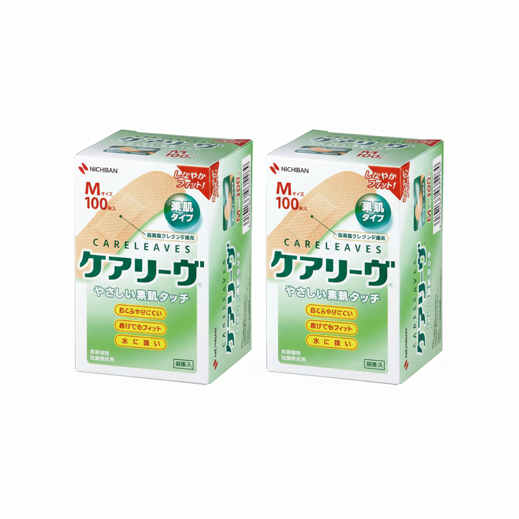 Nichiban CareLeaves M Size (100 Sheets) ชิ้น สำหรับพกพา