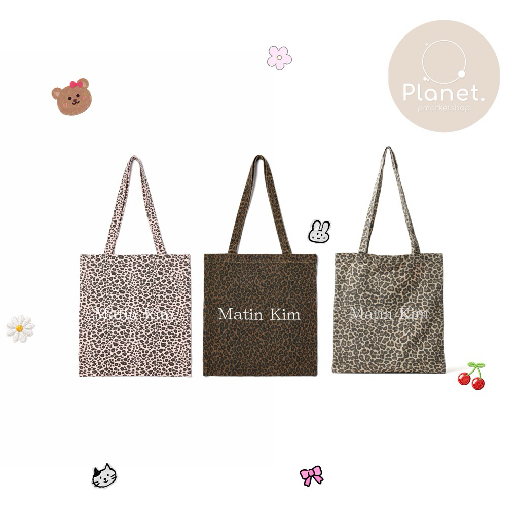 [Pre-Order] กระเป๋า Matin Kim Leopard Eco Bag 🇰🇷