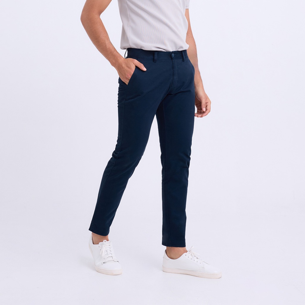 Khaki Bros. - คาคิบรอส - Chino Slim Fit - กางเกงชิโน่ขายาว - ทรง Slim Fit -  KMK1B804