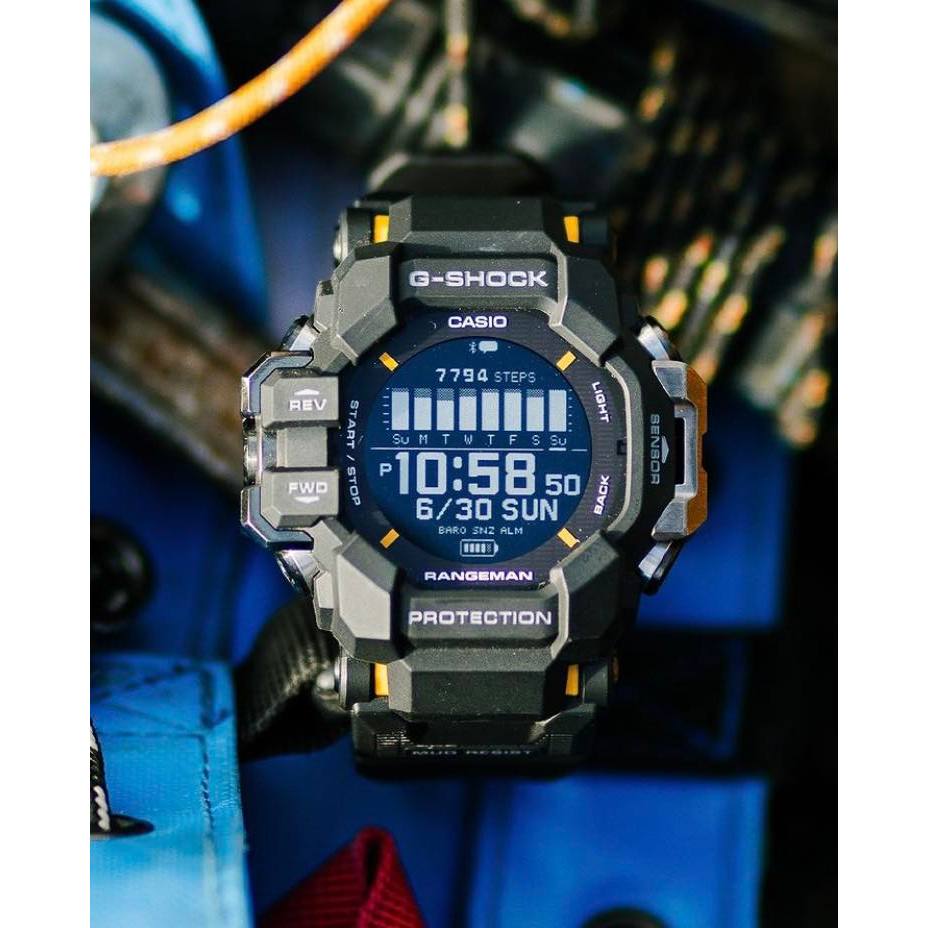Casio G-Shock นาฬิกาข้อมือ สายเรซิ่น รุ่น GPR-H1000-1 - สีดำ