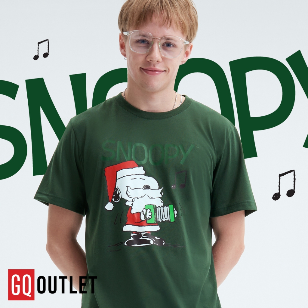 GQ Everyday T-Shirt Snoopy X’Mas​ Collection เสื้อยืดคริสต์มาสลายสนูปปี้ - รูปที่ 3