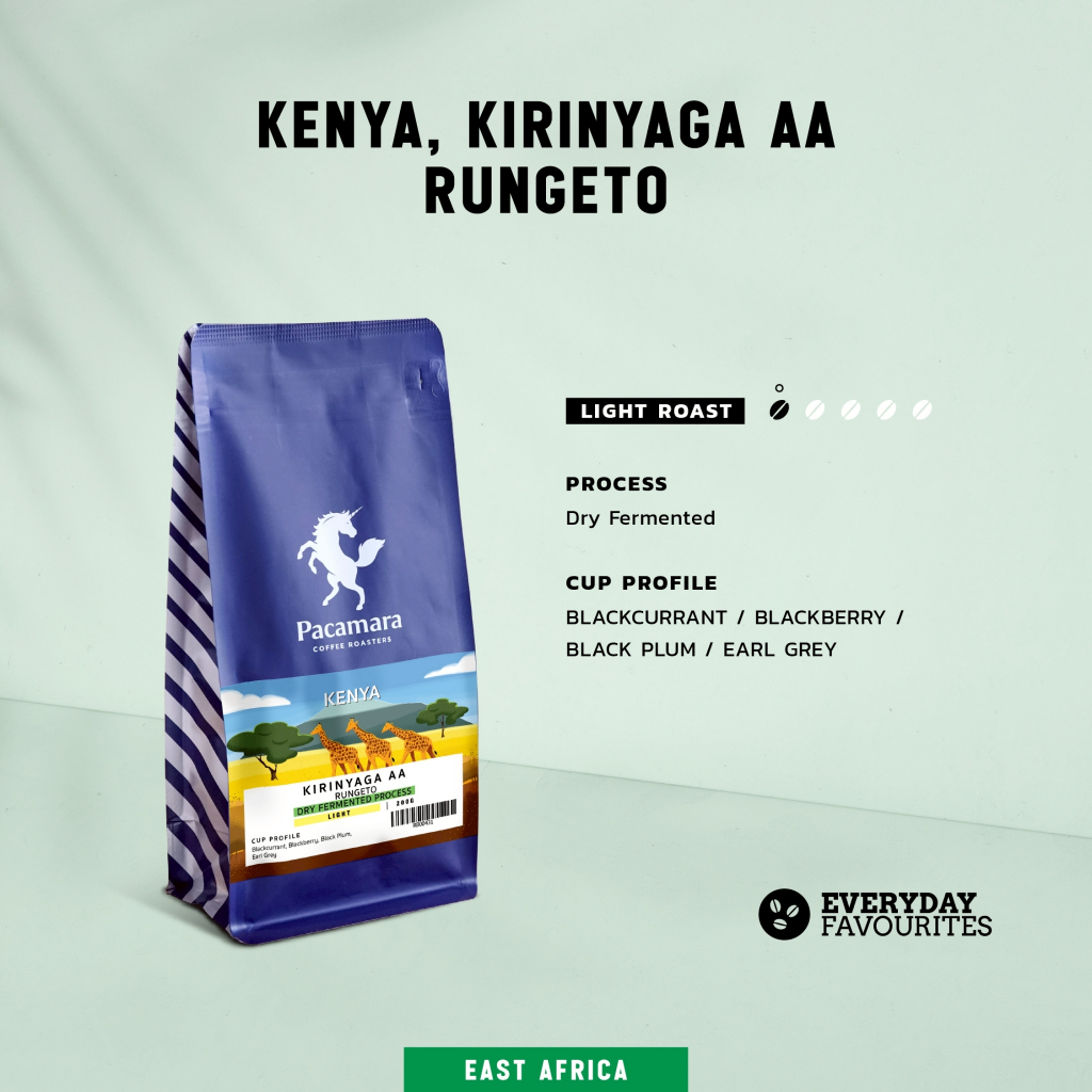 Pacamara Kenya AA Kirinyaga Rungeto Dry 200g