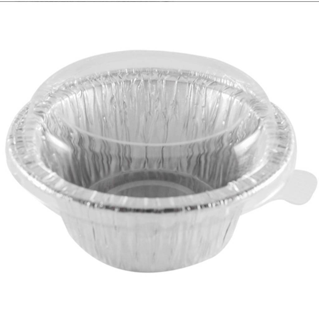 กระทงฟอยล์ 3403-P พร้อมฝา 10 ชุด 120 ml.