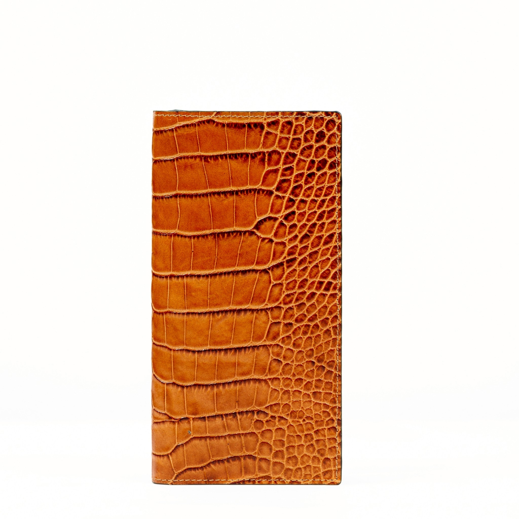 Gian Ferrente กระเป๋าสตางค์ผู้ชาย กระเป๋าสตางค์ใบยาว Wallet No.22 KROKO Collection
