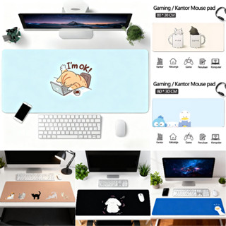80*30แผ่นรองเมาส์เสื่อโต๊ะตุ๊กตาน่ารักเสื่อเมาส์คีย์บอร์ดขนา…