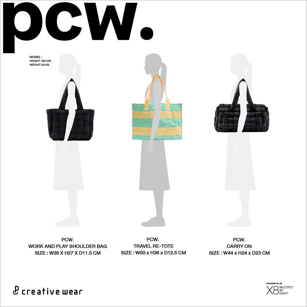 PCW | PASTEL CREATIVE WEAR | TRAVEL RE-TOTE | รูปที่ 7