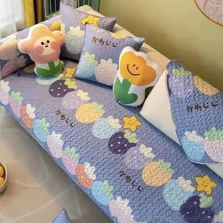 ผ้าคลุมโซฟา ขนาด 90x210cm ลายการ์ตูนน่ารัก ป้องกันฝุ่นและคราบสกปรก 6 ลายเลือกได้ 4 ขนาด