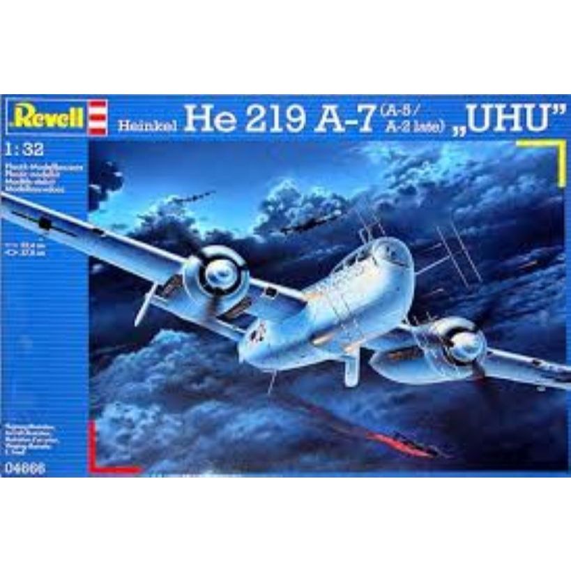 พลาสติก โมเดล ประกอบ REVELL สเกล 1/32 Heinkel He 219 A-7 "UHU" (04666)
