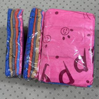 ผ้าเช็ดตัว ผ้านาโน แบบบาง ขนาด 70*140.cm แพ็คละ 6ผืน คละสี