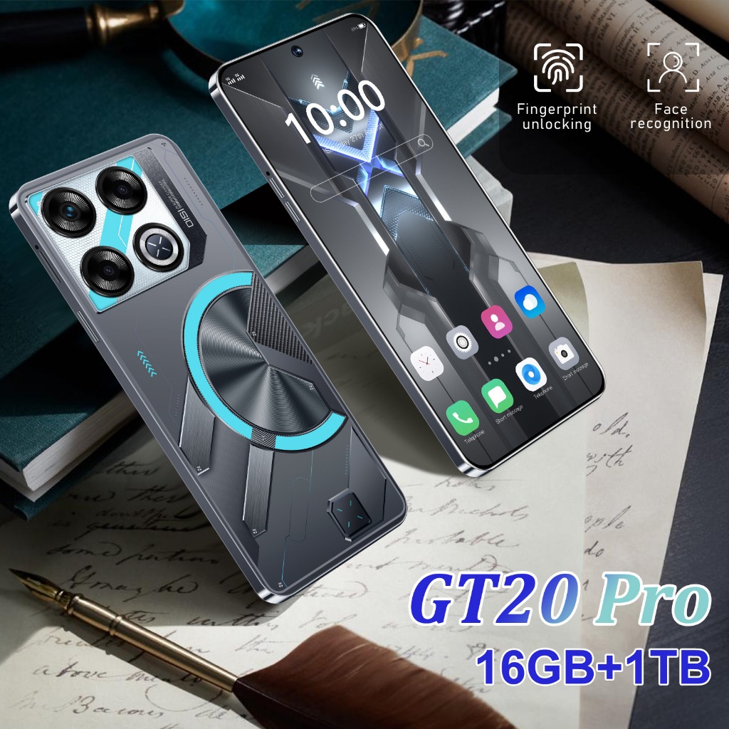 [COD] GT20 Pro Android Phone (16GB+1TB), 7.3-inch Large Screen, 72MP+108MP HD Camera, Long Battery L