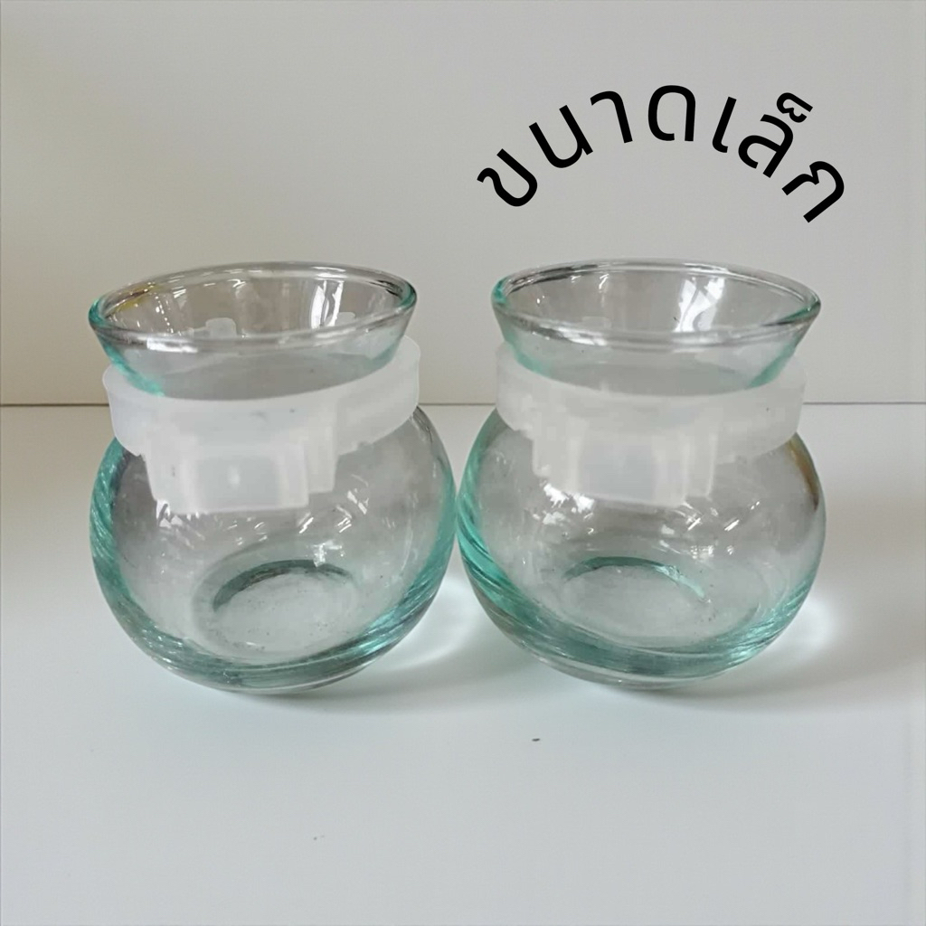 อุปกรณ์กรงนก แก้วใส่หม้อดิน มีหูหนีบ ขนาดใหญ่ 1 คู่