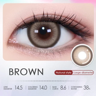 [ขายดี] SHINYE Brown Contact Lens :（Contact Lens Si)14.5มม คอนแทคเลนส์รายเดือน คอนแทคเลนส์สีแบบใช้ 6 เดือน